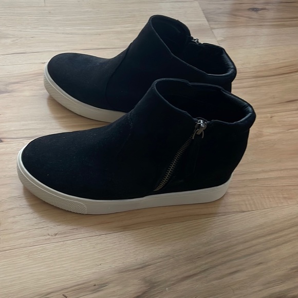 Universal Thread Shoes - Microsuede wedge sneakers